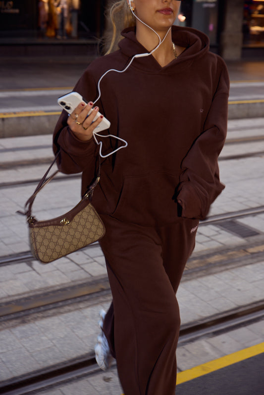 Classic Track Pant - Chocolate