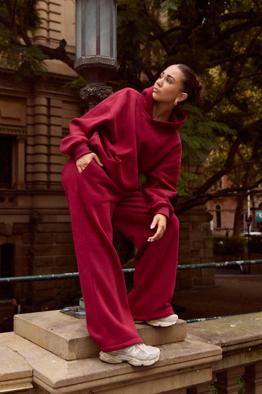 Classic track pant - Wine